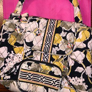 Vera Bradley Dogwood Purse and Wristlet